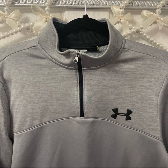 Gray Under Armour Half Zip Pullover - Picture 2 of 5